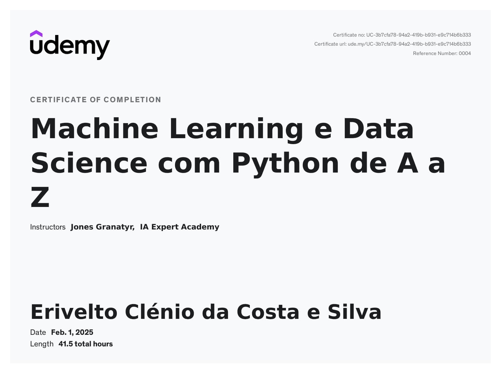 Machine Learning e Data Science com Python de A a Z
